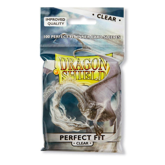 Dragon Shield Perfect Fit Sleeves Clear – 100 Kartenhüllen