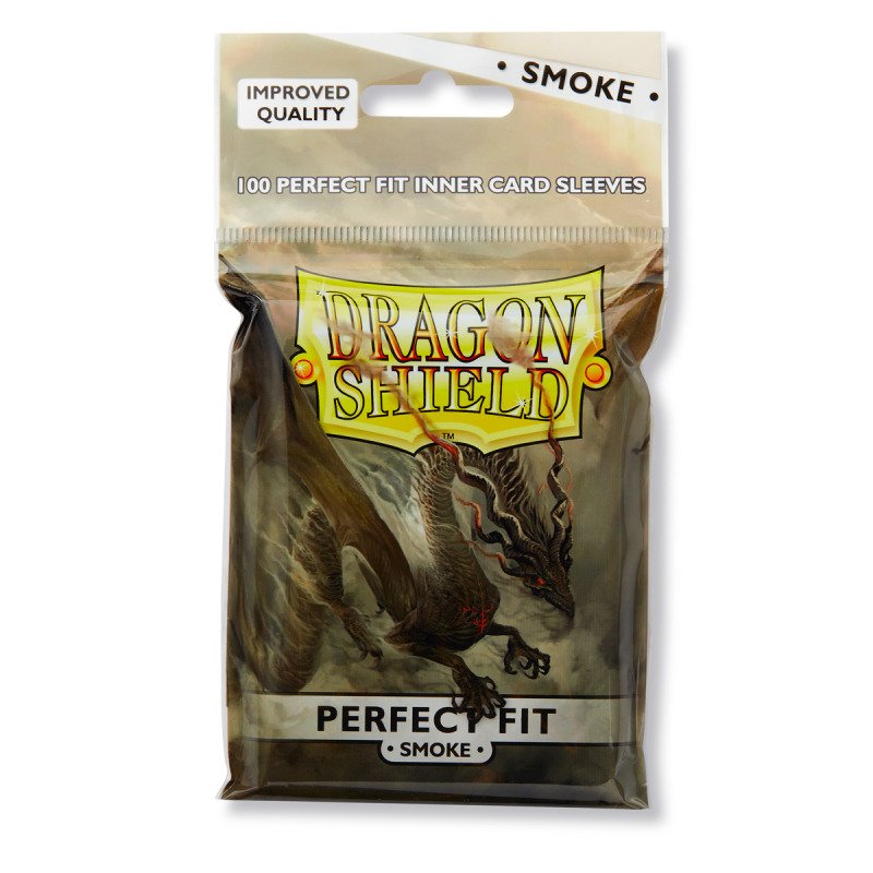 Dragon Shield Perfect Fit Sleeves Smoke – 100 Kartenhüllen