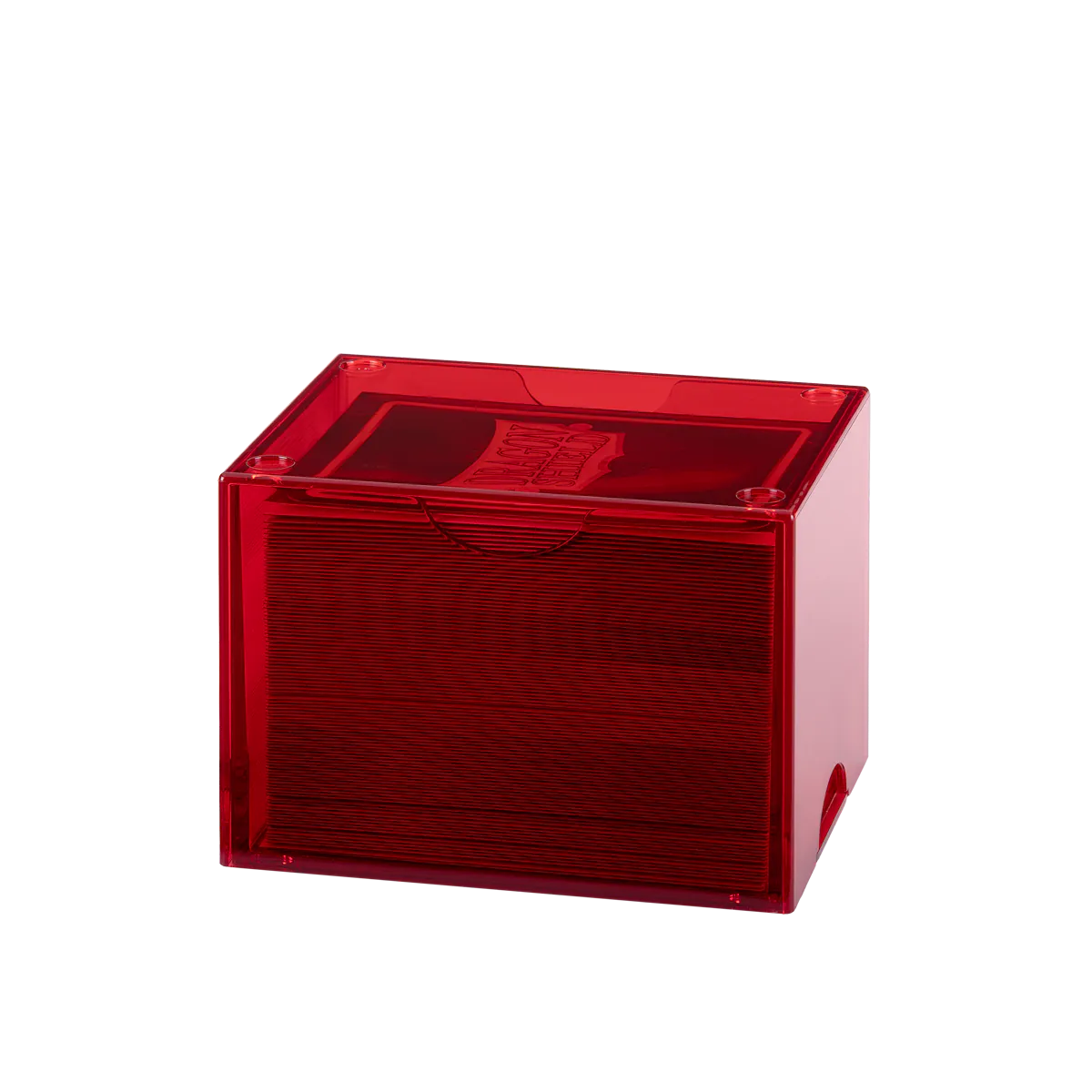 Dragon Shield Strongbox Clear Red