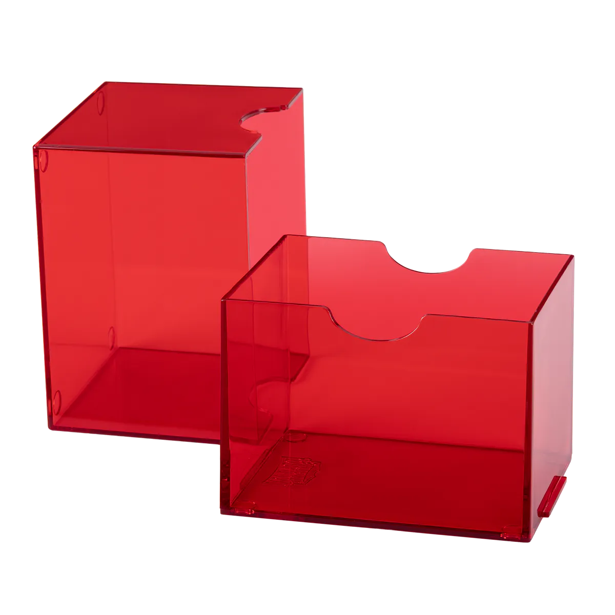 Dragon Shield Strongbox Clear Red