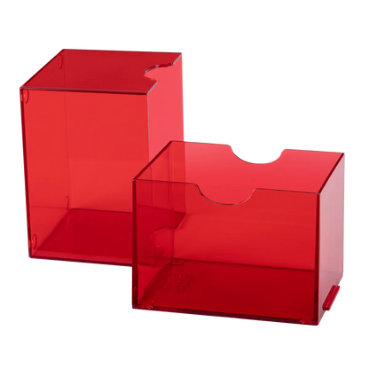 Dragon Shield Strongbox Clear Red
