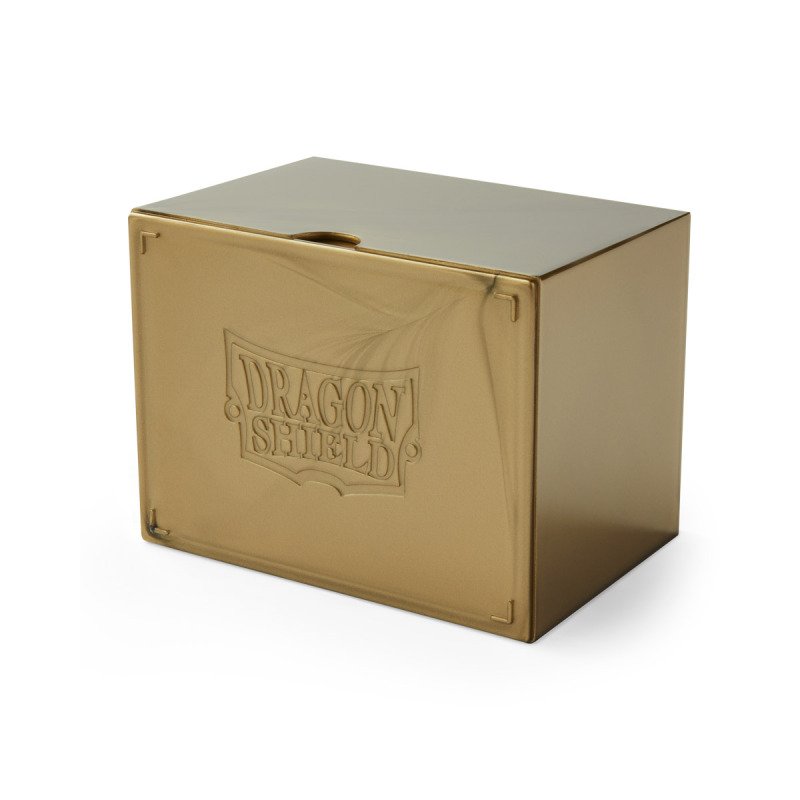 Dragon Shield RPG Strongbox – Gold Deckbox für bis zu 115 Karten