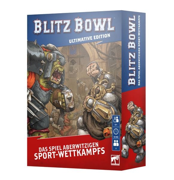Blitz Bowl Ultimative Edition Warhammer Blood Bowl Box Zwerge Orks deutsch