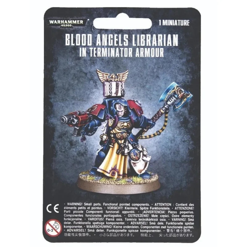 Blood Angels LIBRARIAN TERMIN. – Warhammer 40,000 Space Marines Librarian in Terminator Armour