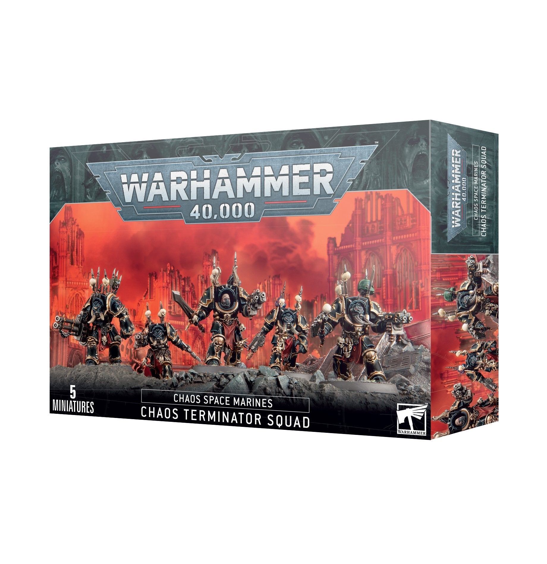 Chaos Space Marines World Eaters Terminatoren Miniaturen Bausatz Warhammer 40000 Deutsch