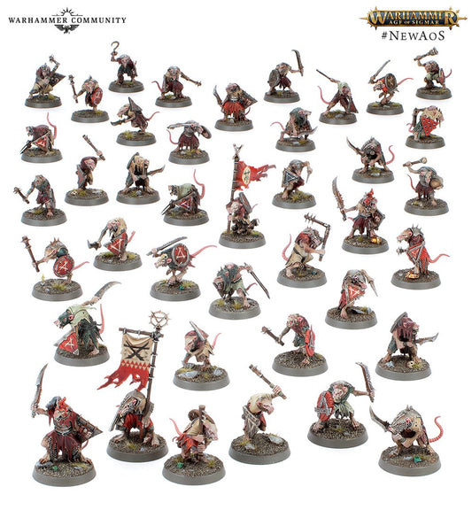40x Clanrats - Skaven - Skaventide - Warhammer Age Of Sigmar