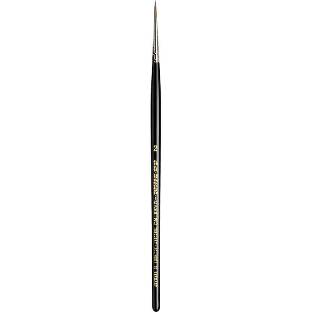 da Vinci Maestro Aquarellpinsel rund Kolinsky Größe 2 Serie 10