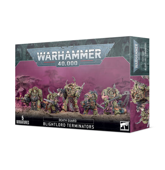Death Guard Blightlord-Terminatoren Bausatz für Warhammer 40000 Deutsch