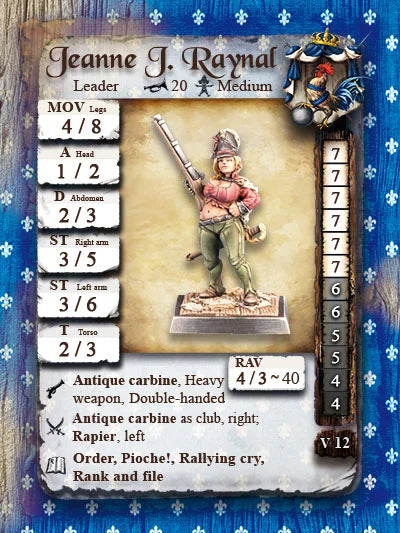 Freebooter Miniatures Jeanne-Jacques Raynal Debonn 001