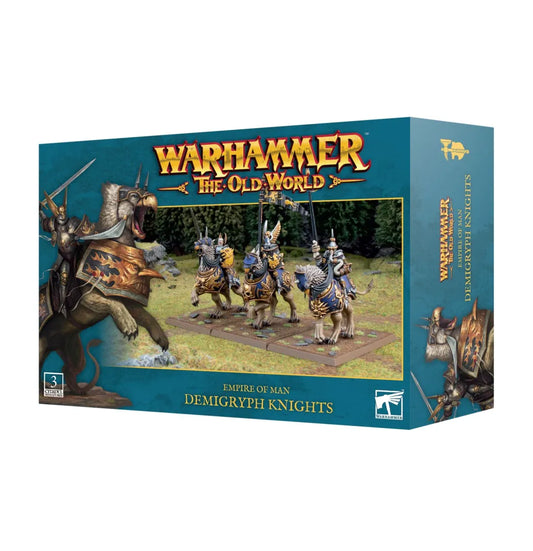 Warhammer Old World Empire of Man Demigryph Knights – Cavalry Unit Kit