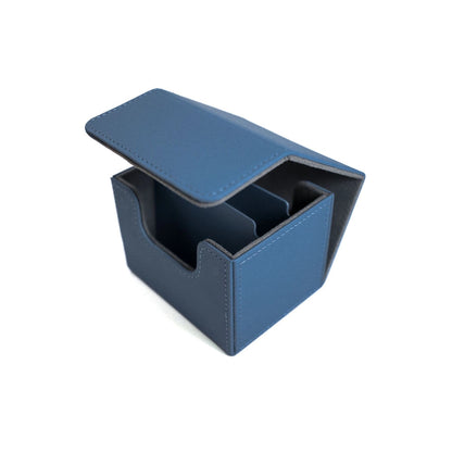 DiceWyrm magnetische Deckbox für 100 doppelt gesleevte Karten – Blau