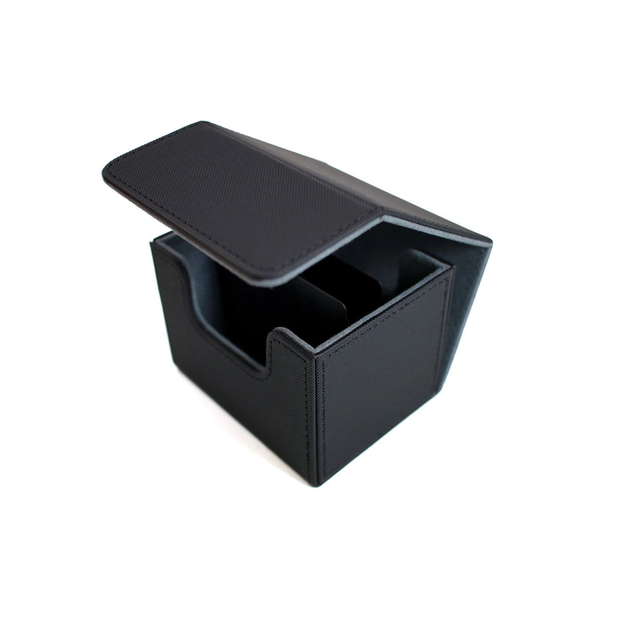 DiceWyrm magnetische Deckbox für 100 doppelt gesleevte Karten – Schwarz