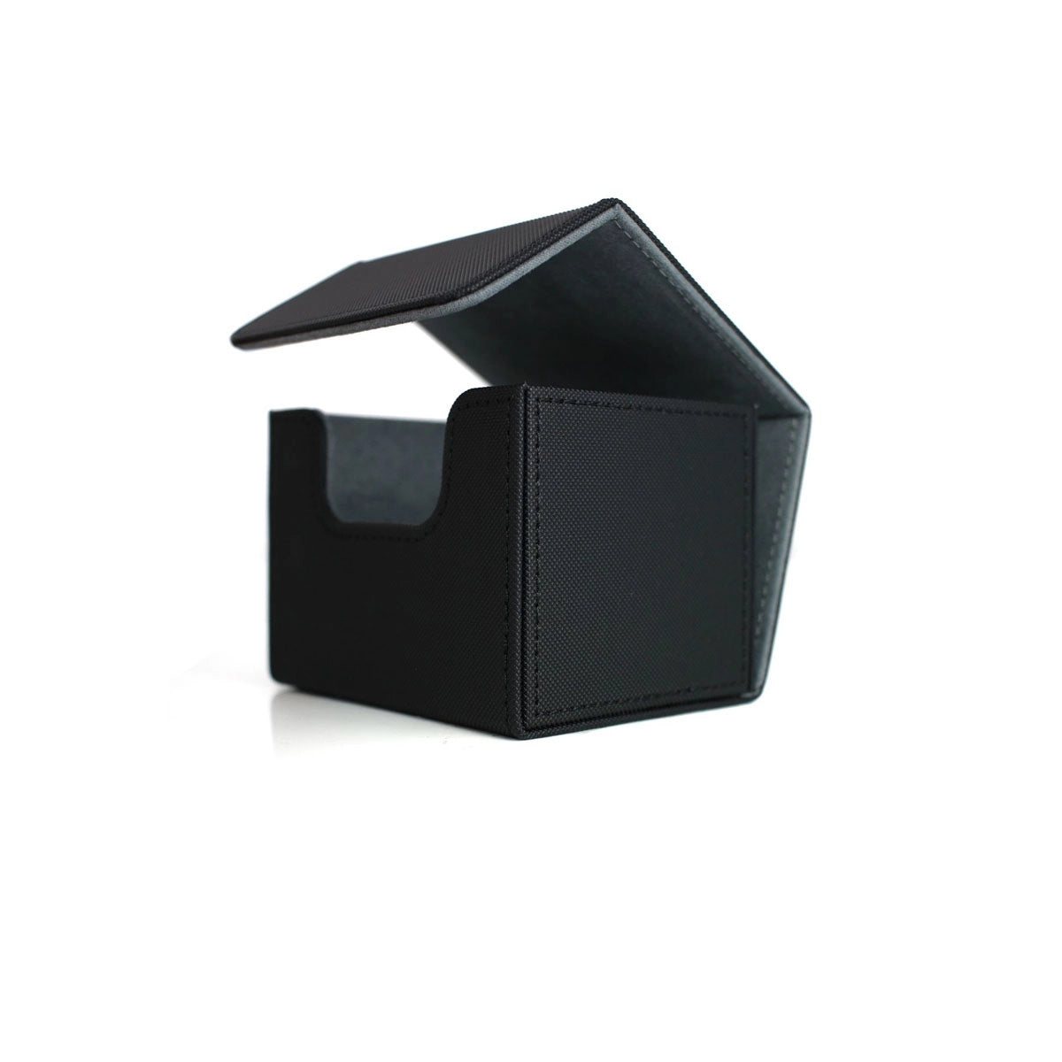 DiceWyrm magnetische Deckbox für 100 doppelt gesleevte Karten – Schwarz