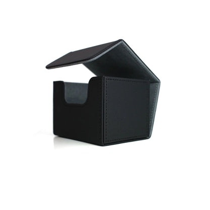 DiceWyrm magnetische Deckbox für 100 doppelt gesleevte Karten – Schwarz