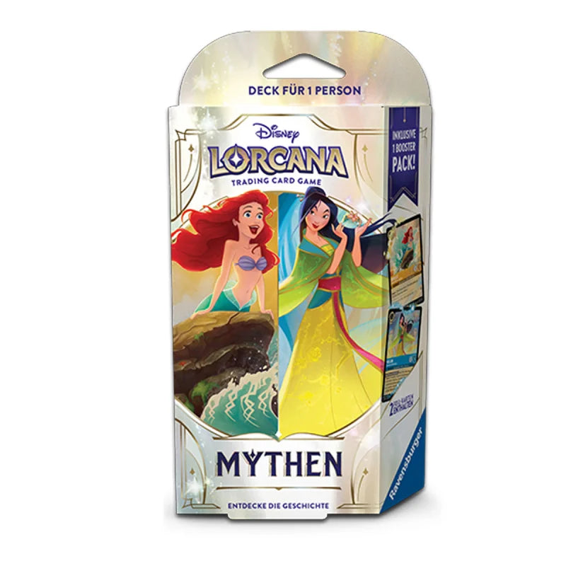 Disney Lorcana TCG - Mythen Starter Deck - Deutsch - Bernstein, Saphir