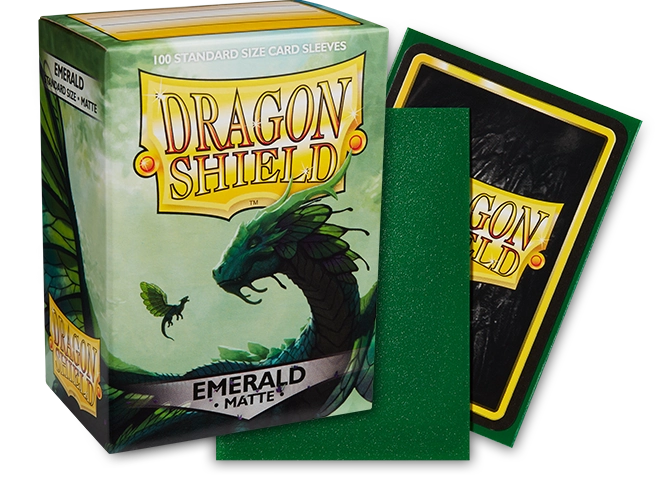 DS - Standard Sleeves: Emerald [Matte] (100 Sleeves)