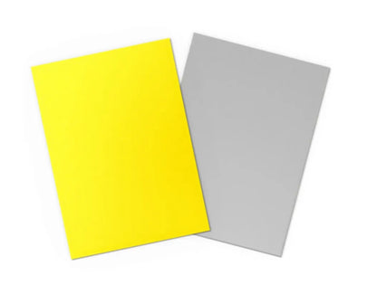 Dragon Shield Standardgröße Matte Dual Sleeves Yellow & Silver 100er