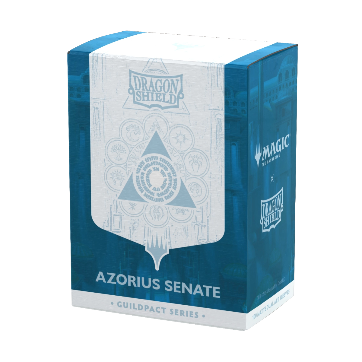 Dragon Shield – MtG The Guildpact series: Azorius Senate Matte Dual Art Sleeves (100 Kartenhüllen)