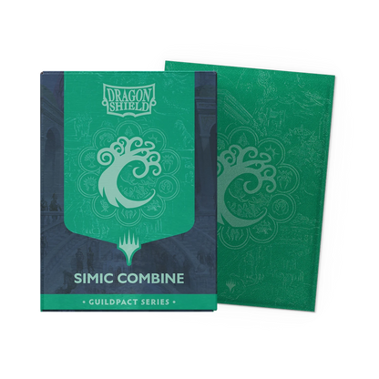 Dragon Shield – MtG The Guildpact series: Simic Combine Matte Dual Art Sleeves (100 Kartenhüllen)