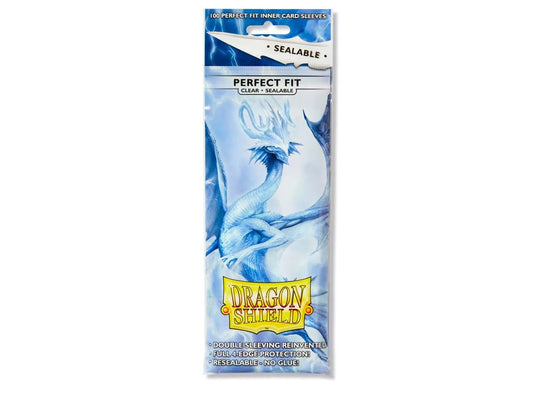 Dragon Shield Standard Perfect Fit Sealable Sleeves Clear 100er