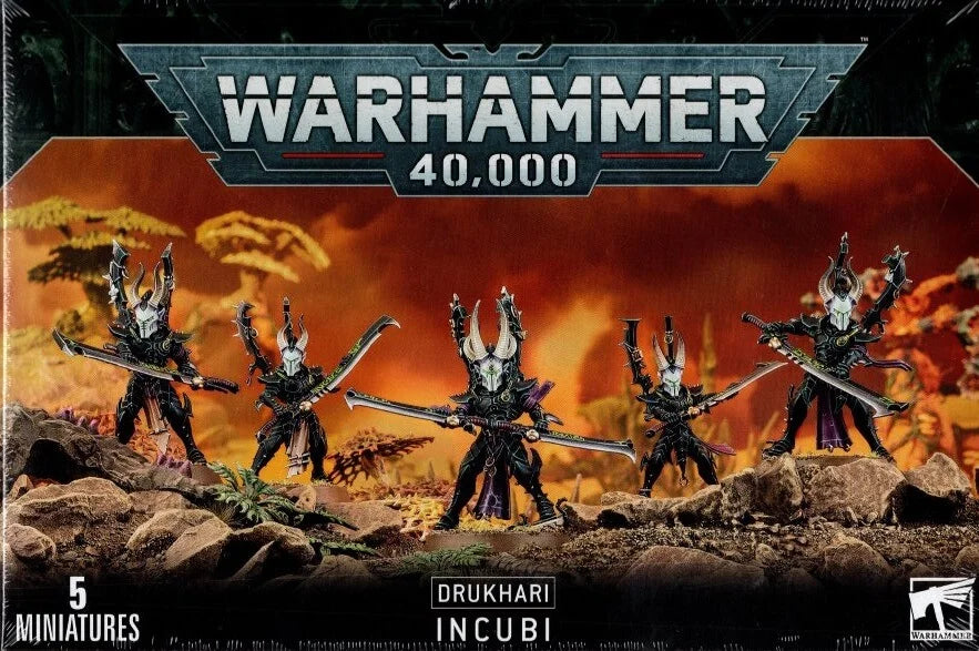 Warhammer 40k Drukhari Incubi Miniature WH40k HQ Einheit Tabletop NEU