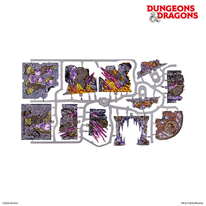 Dungeons & Dragons© Underdark Pre-Painted Terrain Set