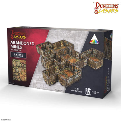 Dungeons & Lasers Abandoned Mines Pre-Painted