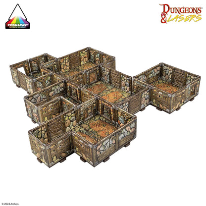 Dungeons & Lasers Abandoned Mines Pre-Painted
