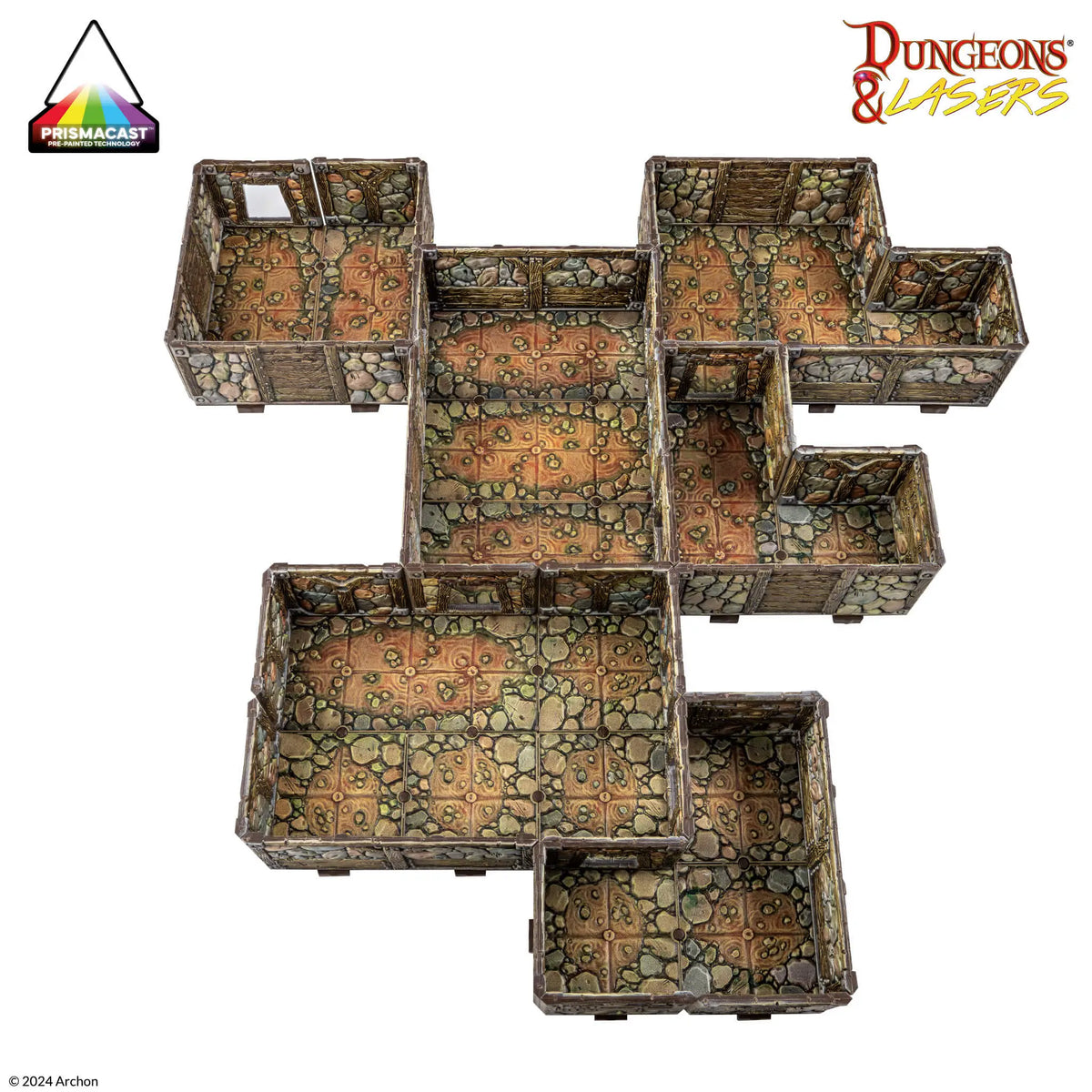 Dungeons & Lasers Abandoned Mines Pre-Painted