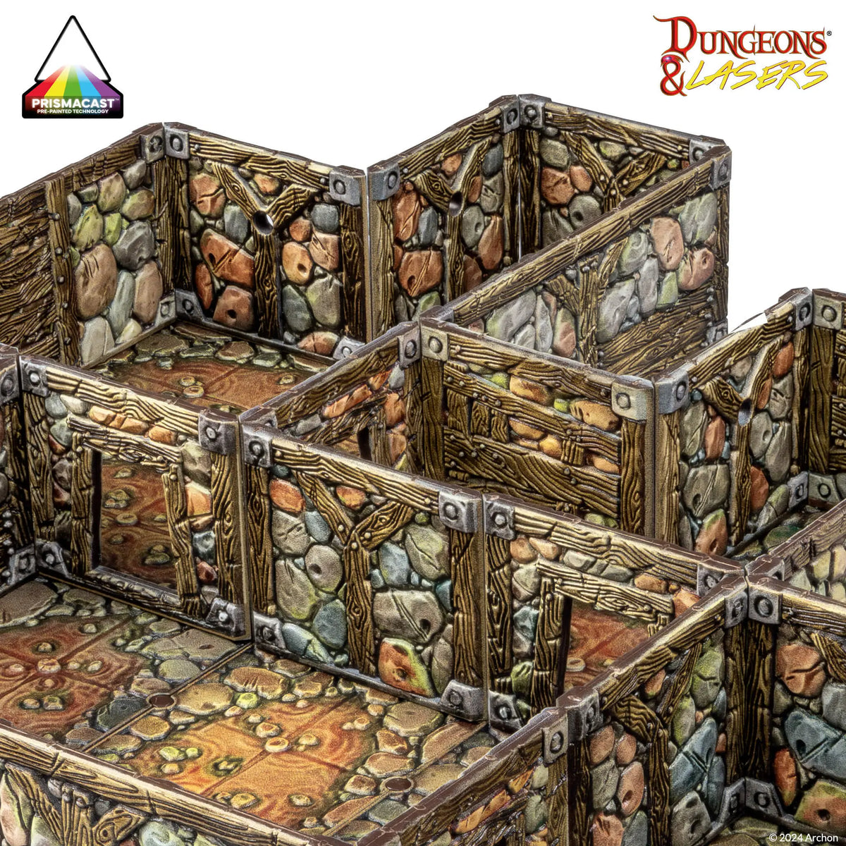 Dungeons & Lasers Abandoned Mines Pre-Painted