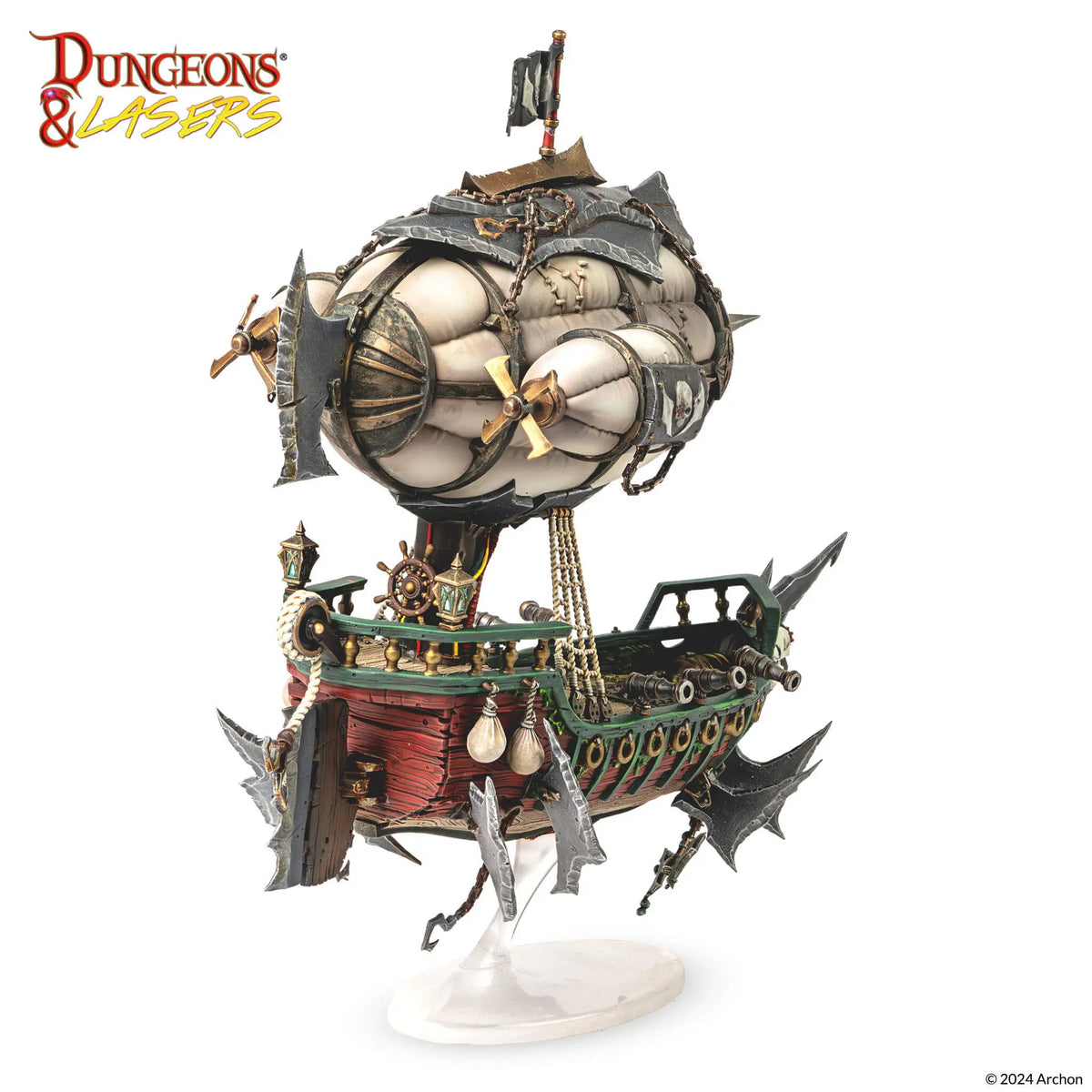 Dungeons & Lasers Deuslair: Flying Pirates Airship