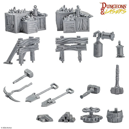 Dungeons & Lasers Dwarven Train Set
