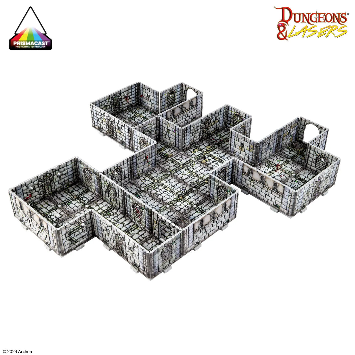 Dungeons & Lasers Fantasy Dungeon Pre-Painted