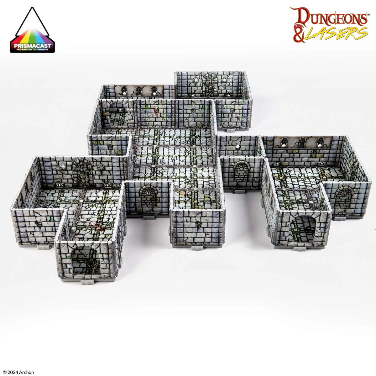 Dungeons & Lasers Fantasy Dungeon Pre-Painted