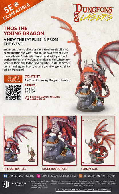 Dungeons & Lasers Thos the Young Dragon