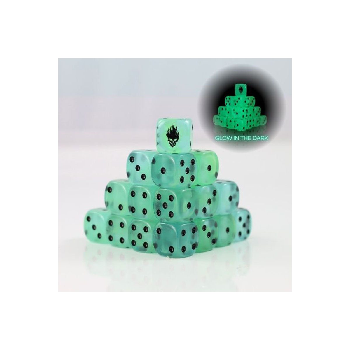 Die Hard Dice Spectral Glow W6 16 mm Würfel 20 Stück