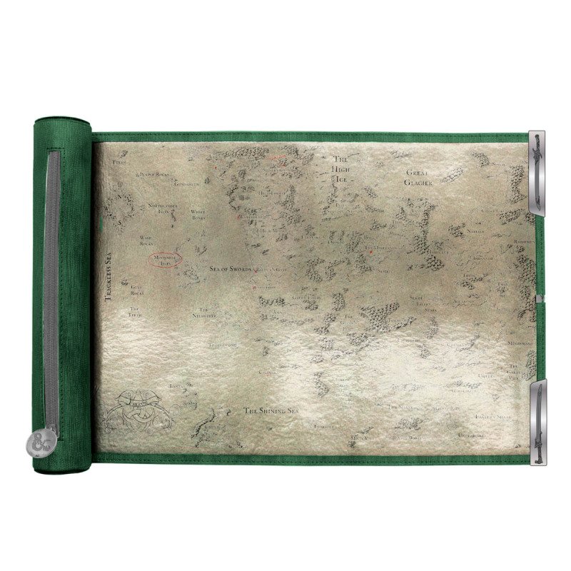 Ultra Pro D&D Drizzt & the Forgotten Realms – Premium Dice Scroll Map