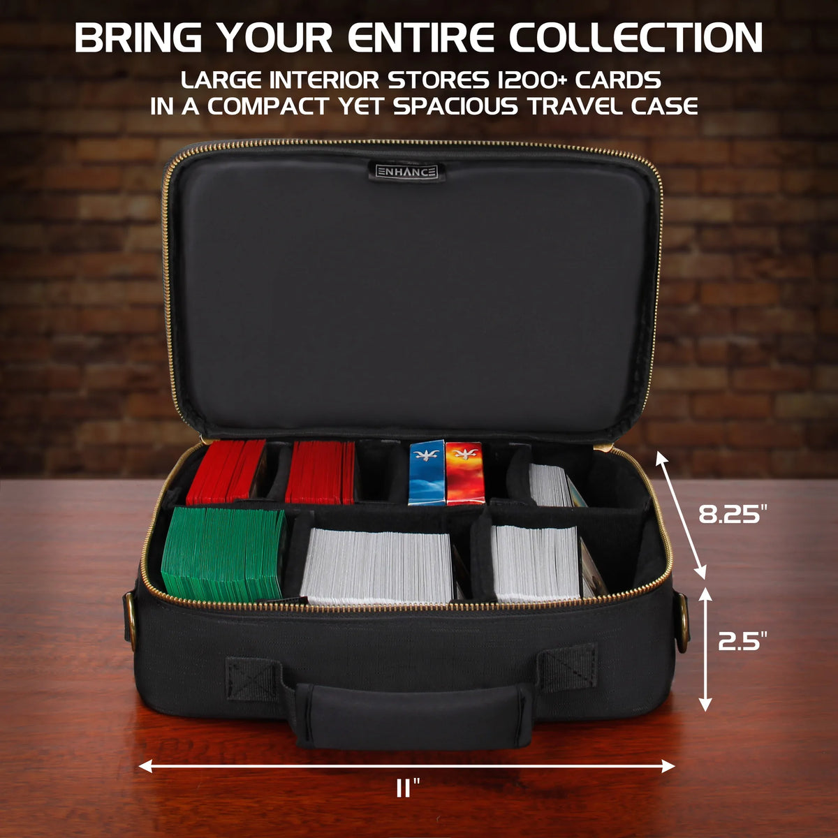 ENHANCE – TCG Travel Case Transporttasche für Karten und Deckboxen