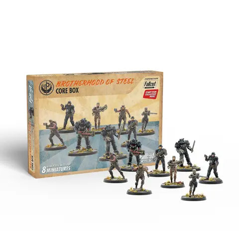 Fallout: Miniatures - Brotherhood of Steel Core Set (Plastic) Englisch