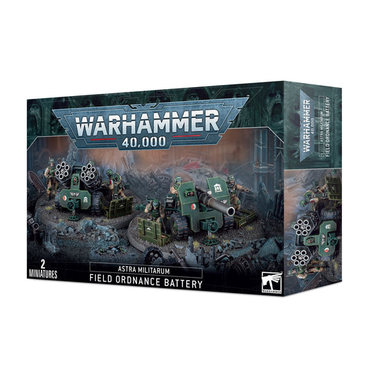 Miniatur der Feldgeschützbatterie aus Astra Militarum