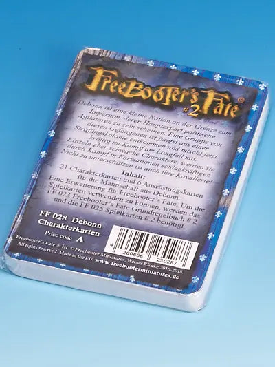 Freebooter's Fate Debonn Charakterkarten Neu Regeln FF 028