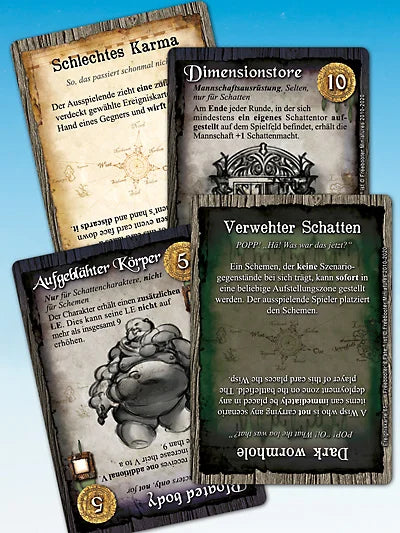 Freebooter's Fate Schatten Ausrüstung & Ereignis Karten