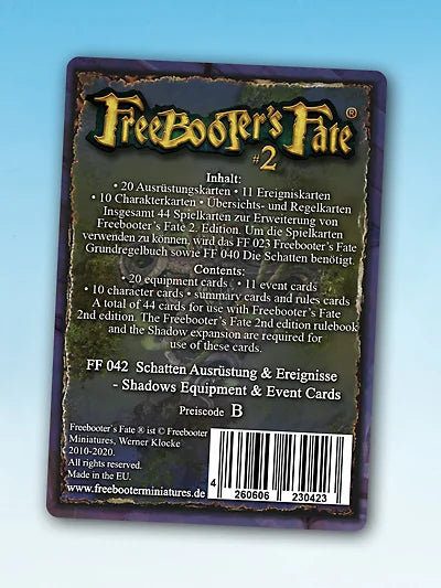 Freebooter's Fate Schatten Ausrüstung & Ereignis Karten