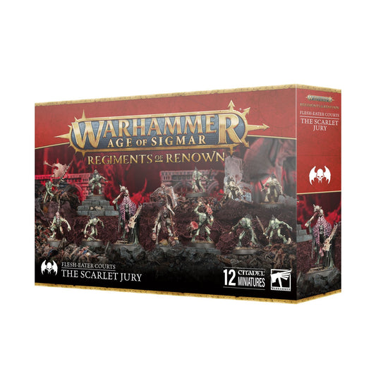 Flesh eater Courts Blutrotes Gericht Miniaturen Warhammer Age of Sigmar Deutsch