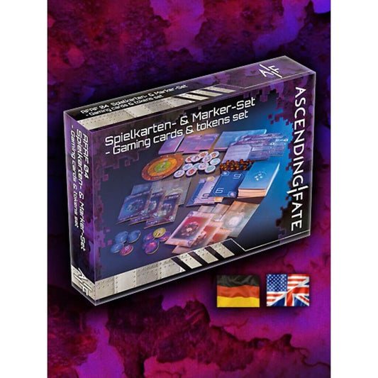 Ascending Fate Freebooter Miniatures | Spielkarten & Marker Set | Neu Zubehör