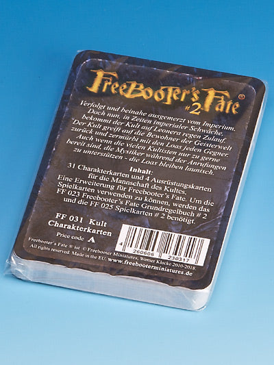 Freebooter Miniatures | Kult Charakterkarten | Neu | Regeln FF 031
