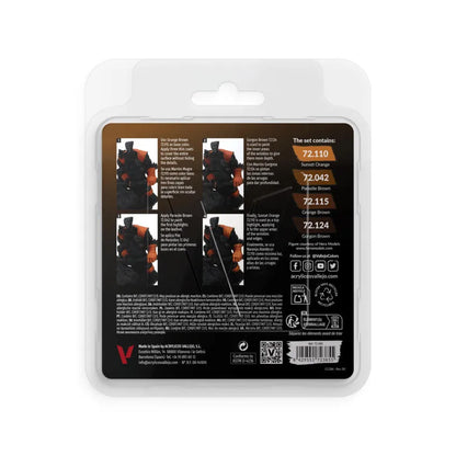 Vallejo Game Color Leather Set 4x18ml VA72385 OVP Neu