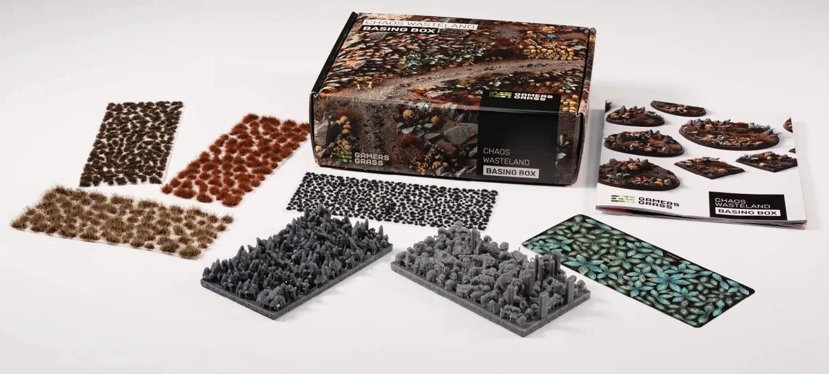 Gamers Grass Chaos Wasteland Basing Box – Set zur Basegestaltung