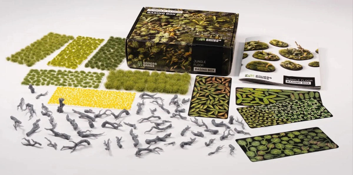 Gamers Grass Jungle Floor Basing Box – Set zur Basegestaltung