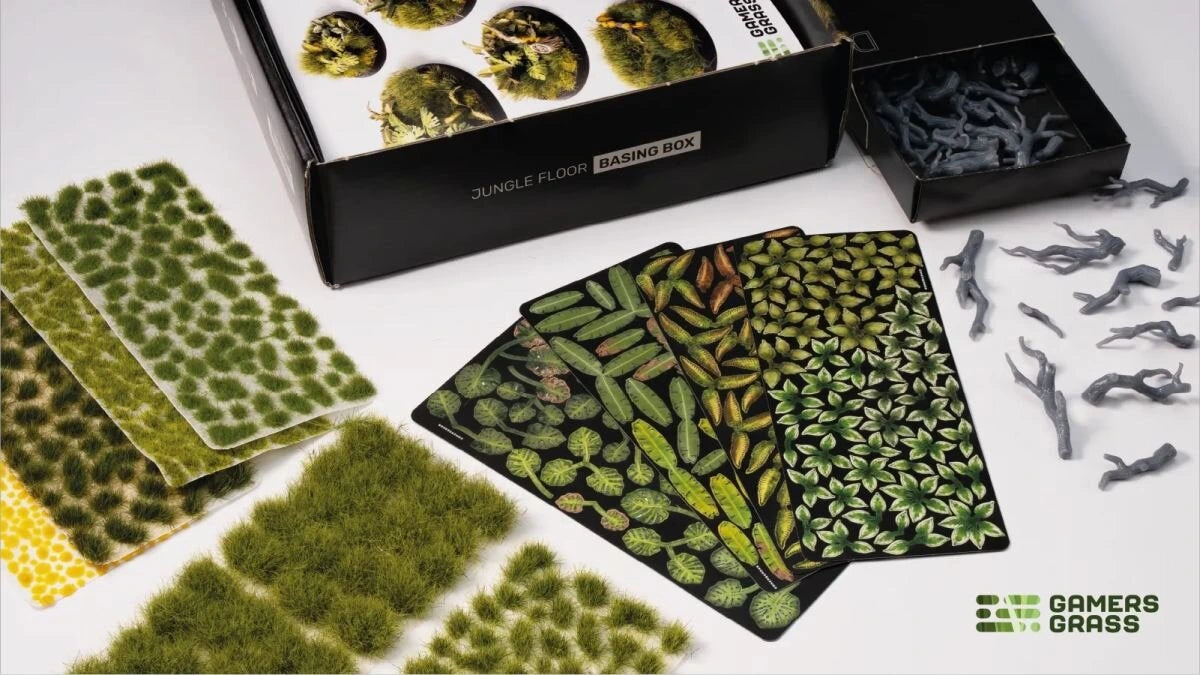 Gamers Grass Jungle Floor Basing Box – Set zur Basegestaltung